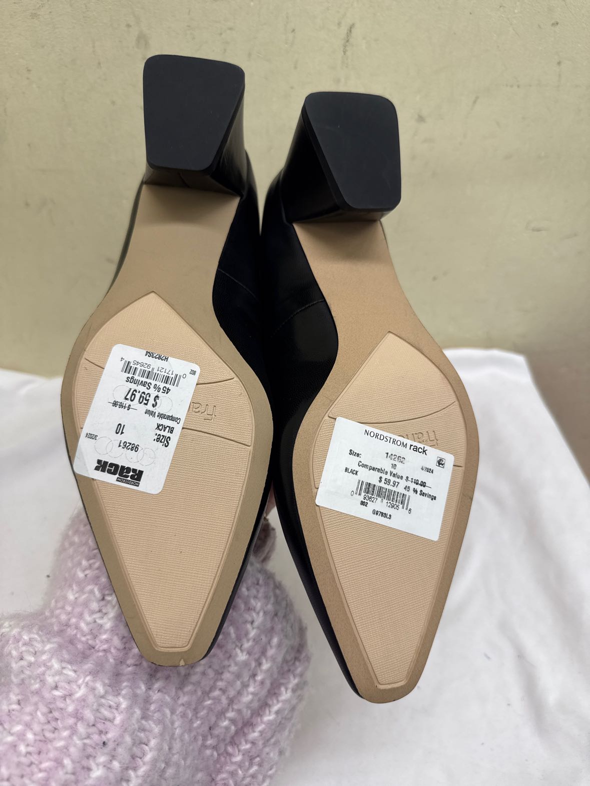 Franco Sarto Women's Size 10 Black Pumps Shoes