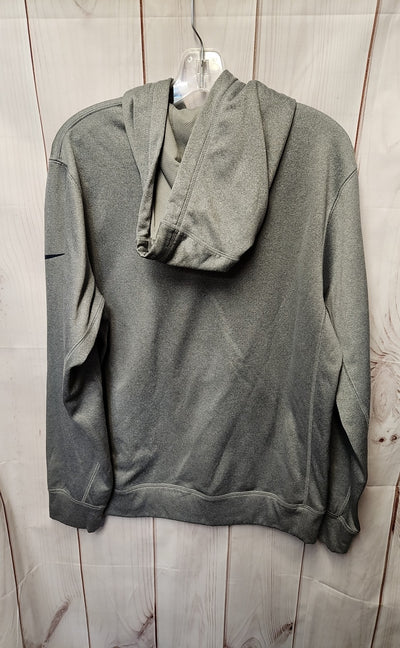 New England Patriots NFL Nike Men's Size S Gray Hooded Sweatshirt