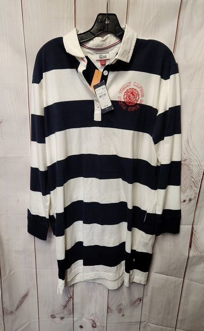 NWT Tommy Hilfiger Women's Size S Navy & White Dress