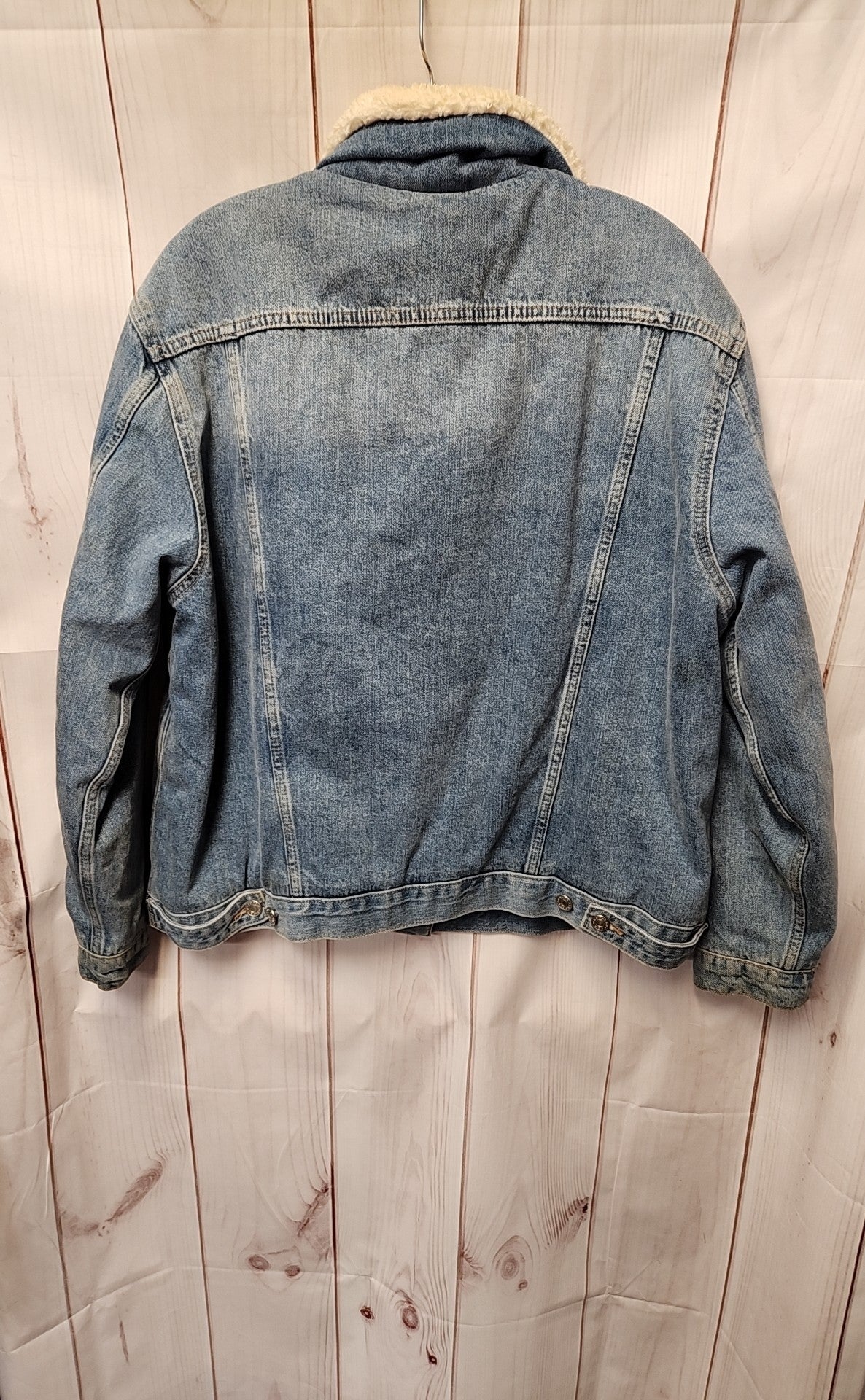 Topshop Women's Size 12 Petite Blue Jacket