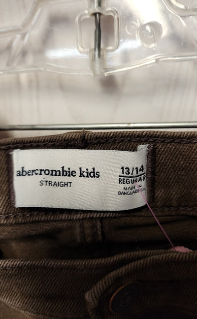 abercrombie Boy's Size 13/14 Brown Jeans
