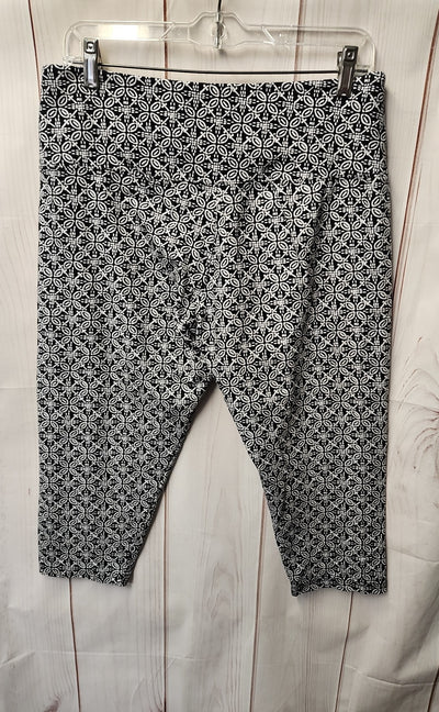 Suave Women's Size L Black Active Capris