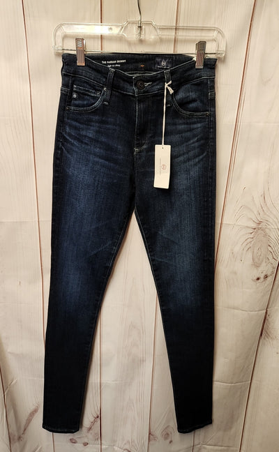 NWT AG Adriano Goldschmied Women's Size 25 (0) Blue Jeans The Farrah Skinny