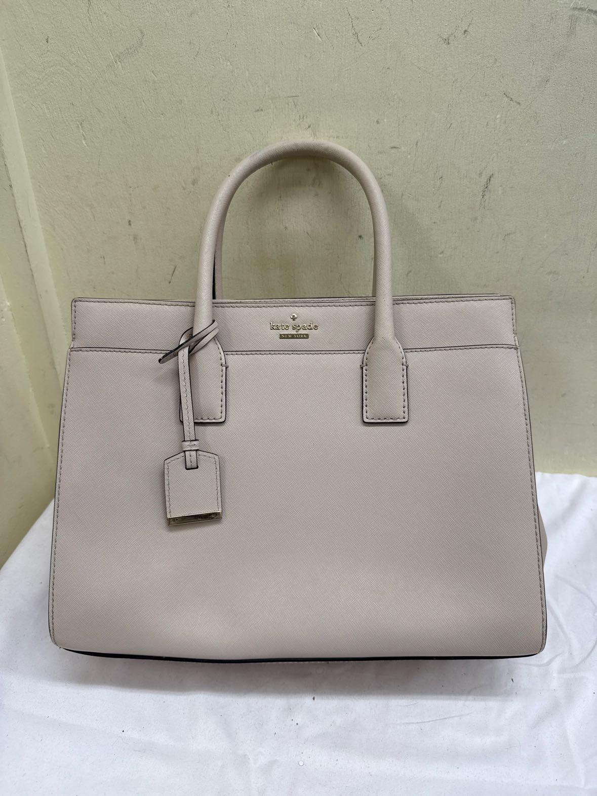 Kate Spade Carmeron St Candace Off-White Leather Purse Bag