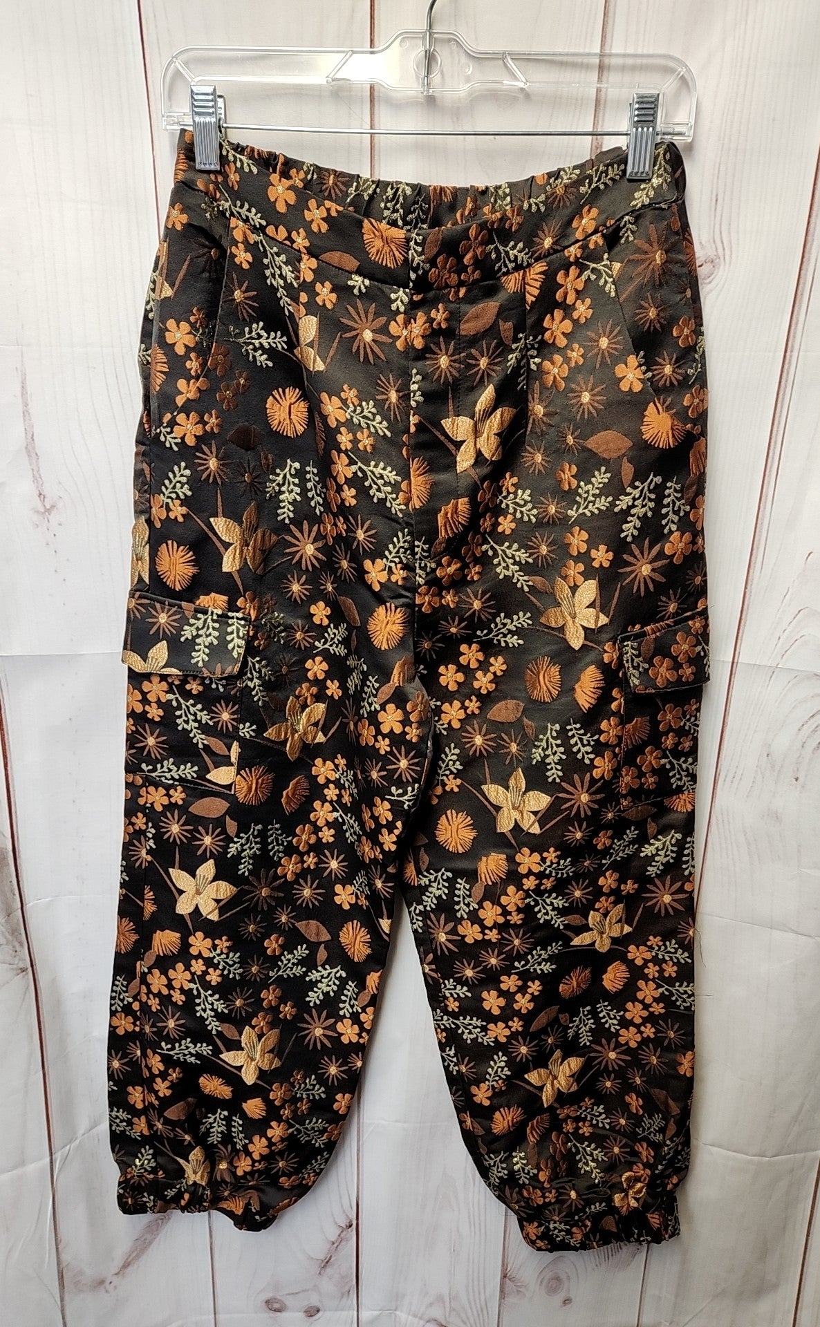 en saison Women's Size S Brown Floral Pants