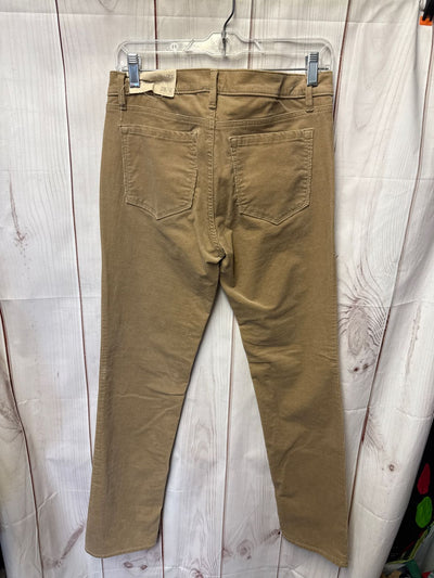 NWT Loft Women's Size 28 (5-6) Tan Corduroy Pants Modern Straight