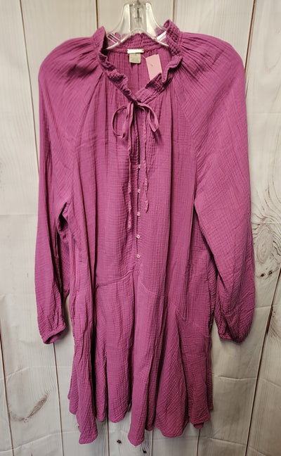 Magaschoni Women's Size L Pink Dress
