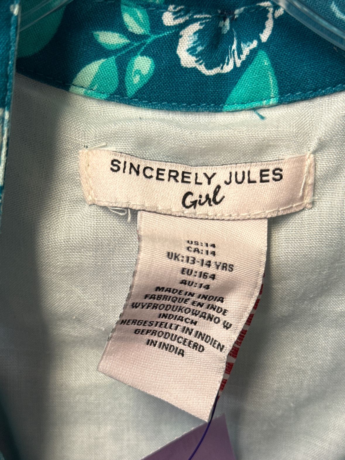 SincerelyJules Girl's Size 14 Green Dress With Matching Bag