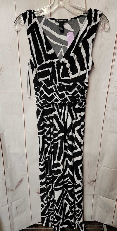 INC Women's Size S Black & White Dress