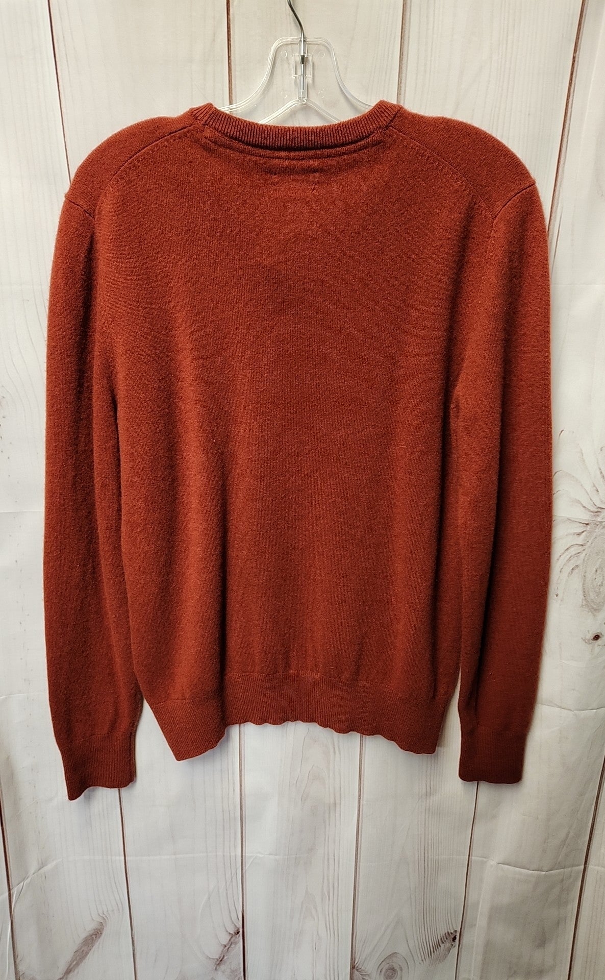 Gutteridge Men's Size L Red Cashmere Blend Sweater