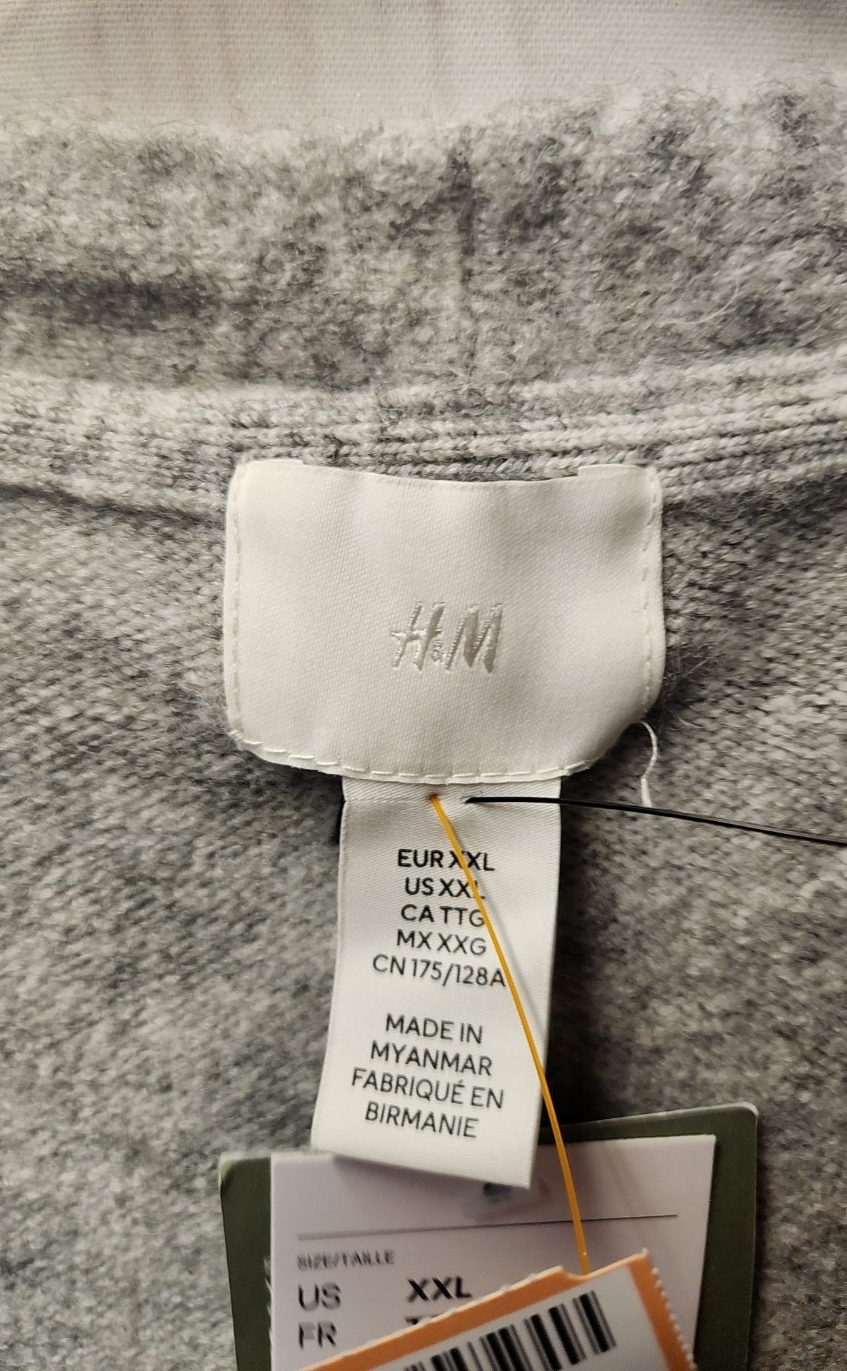 H&M Women's Size XXL Gray Sweater