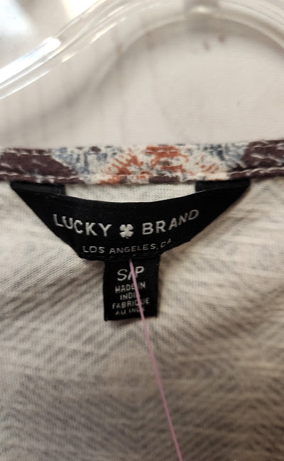 Lucky Brand Women's Size S Blue Short Sleeve Top