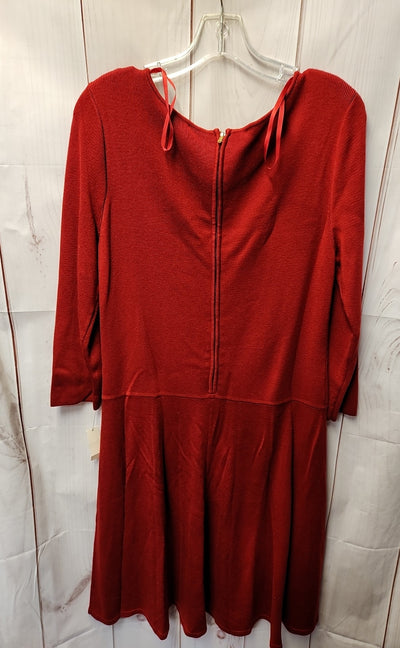 NWT Talbots Women's Size XL Red Dress