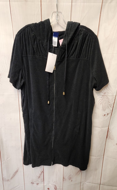NWT Swimsuits for all Women's Size 14/16 Black Cover-Up