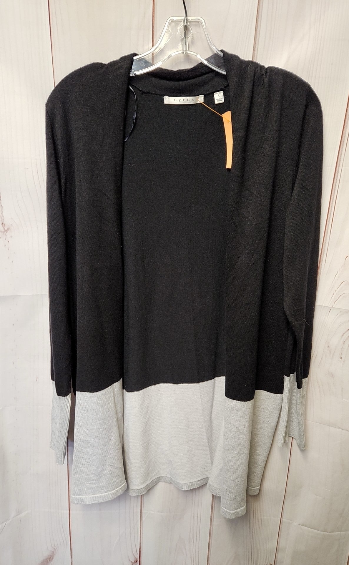 Cyrus Women's Size L Black Cardigan
