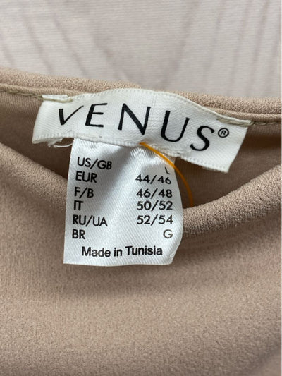 Venus Women's Size L Black & Beige Dress