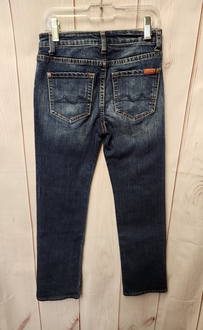 7 For All Mankind Boy's Size 8 Blue Jeans