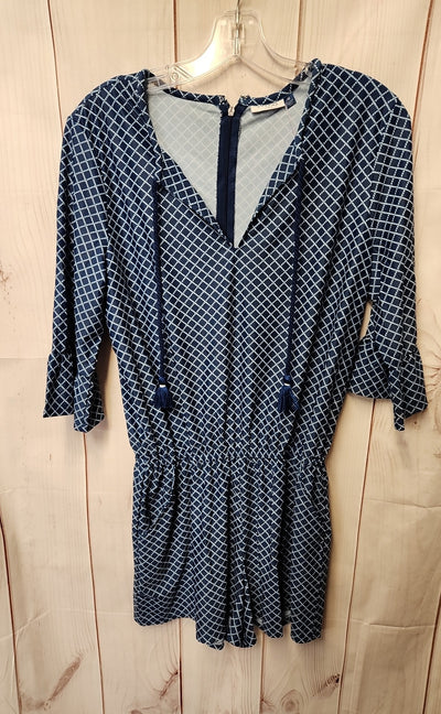 Cabanalife Women's Size M Blue Romper