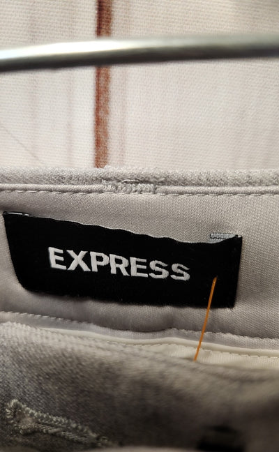 Express Women's Size 2 Gray Pants Columist Barely Boot High Rise