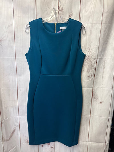 Calvin Klein Women's Size 12 Teal Dress