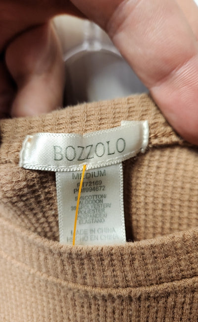 Bozzolo Women's Size M Brown Long Sleeve Top