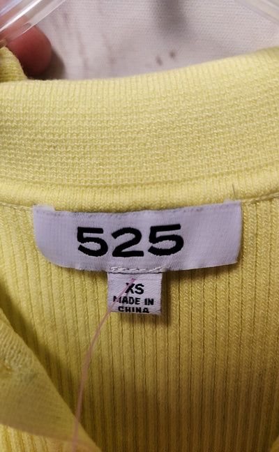 525 Women's Size XS Yellow Sleeveless Top