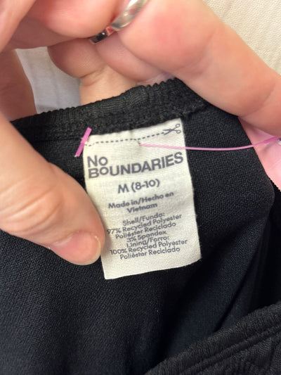NWT No Boundaries Women's Size M Black Swimsuit