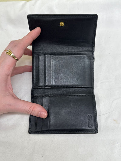 Coach Black Wallet