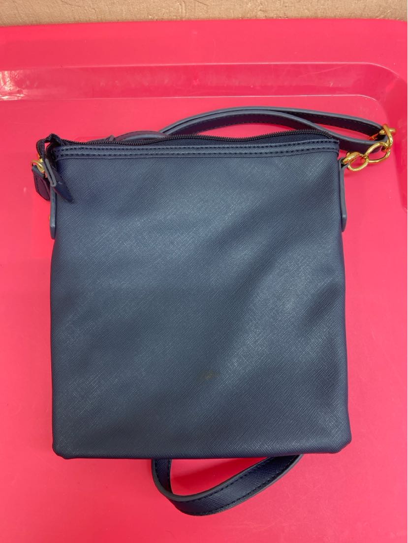Tommy Hilfiger Navy Purse Bag As Is - Stain on back