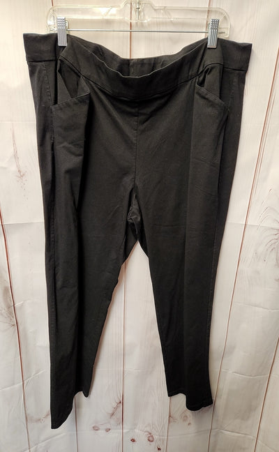 Chico's Travelers Women's Size 4 = US 20 Black Pants