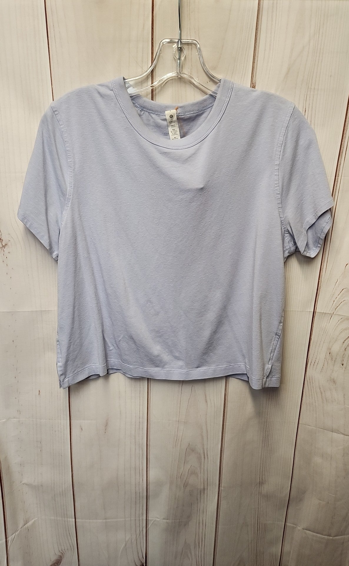 Lululemon Women's Size 8 Light Blue Short Sleeve Top