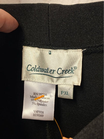 Coldwater Creek Women's Size XL Petite Black Pants