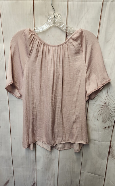 Joie Women's Size L Pink Short Sleeve Top
