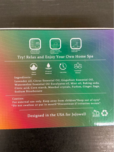 NIB 18PCS JoJowell Shower Steamers Cosmetic