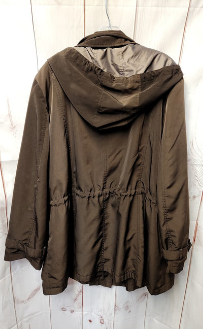 Gallery Women's Size 22/24 Brown Coat