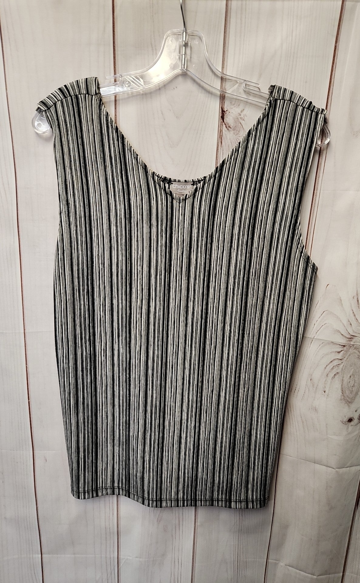 Travelers Chico's Women's Size 2 = US L Gray Sleeveless Top