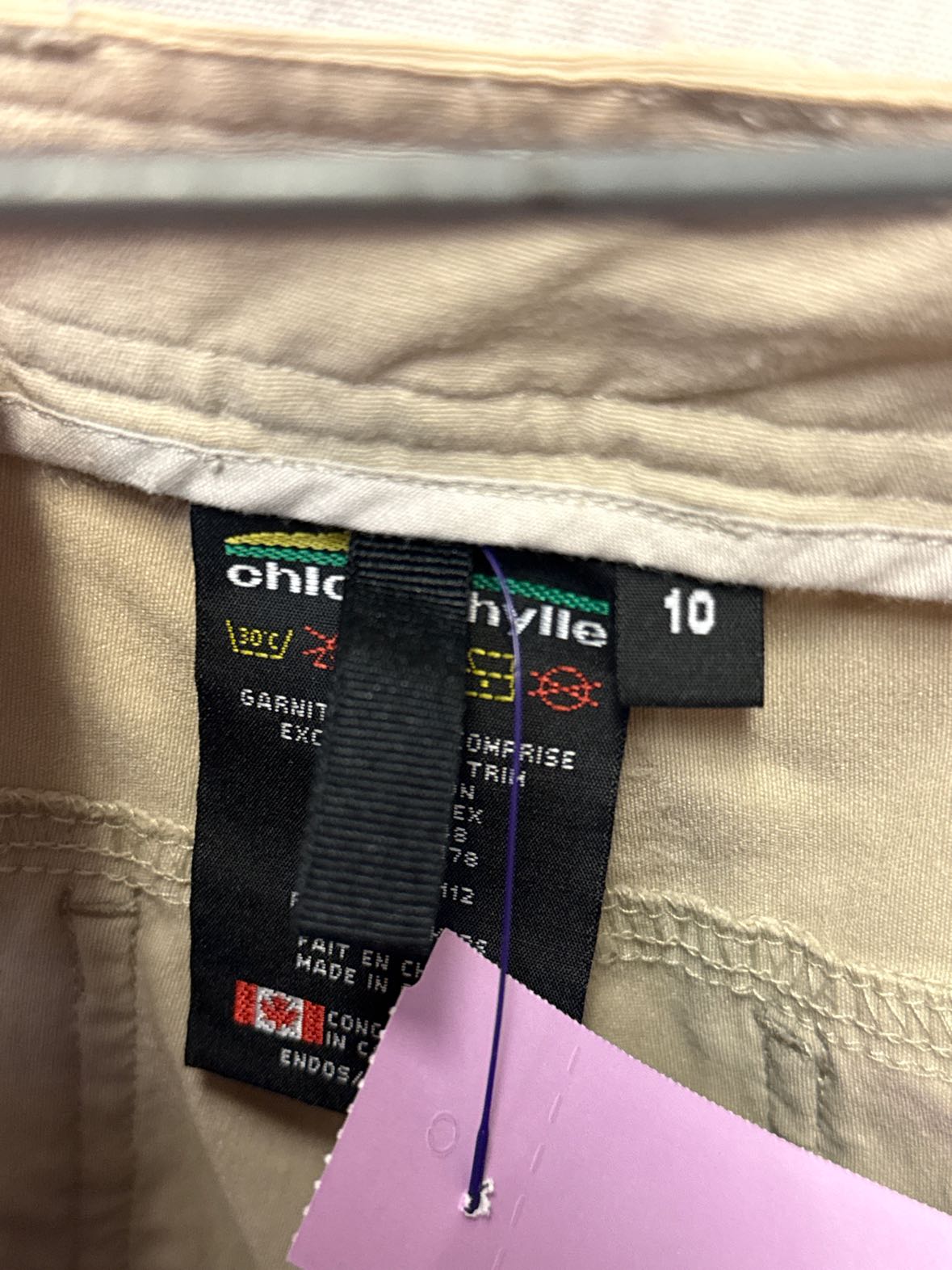 Chlorophylle Women's Size 10 Beige Capris