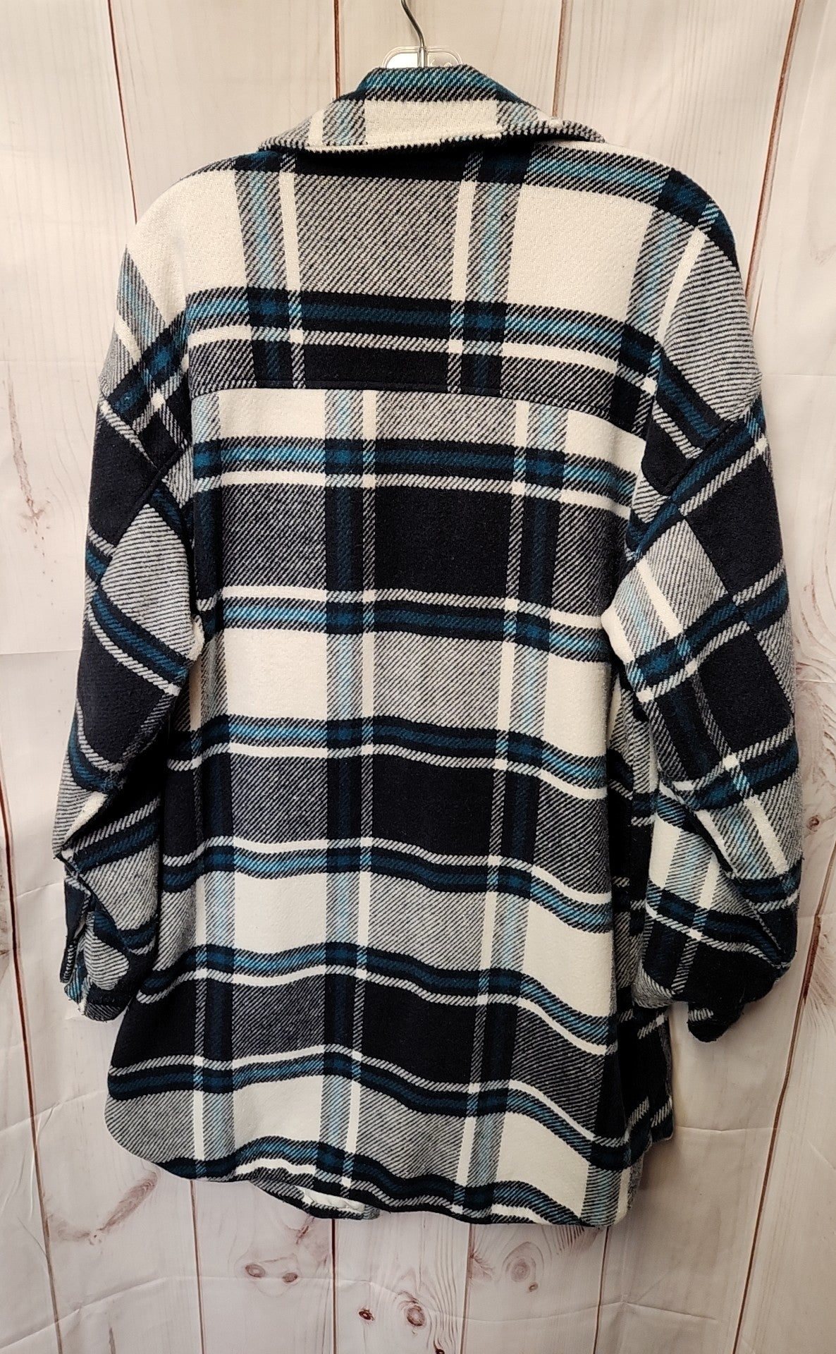 Vigoss Women's Size XL Blue & White Coat
