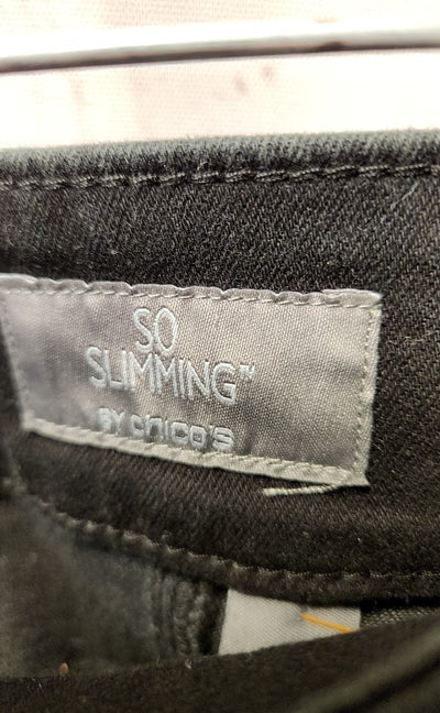NWT Chico's Women's Size 2.5 = US 14 Black Jeans So Slimming Legging
