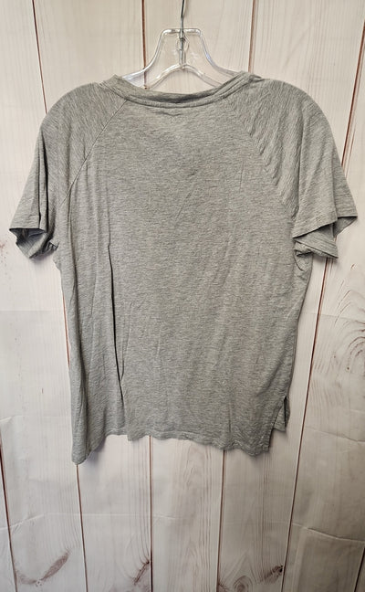 Michael Kors Women's Size L Gray Short Sleeve Top