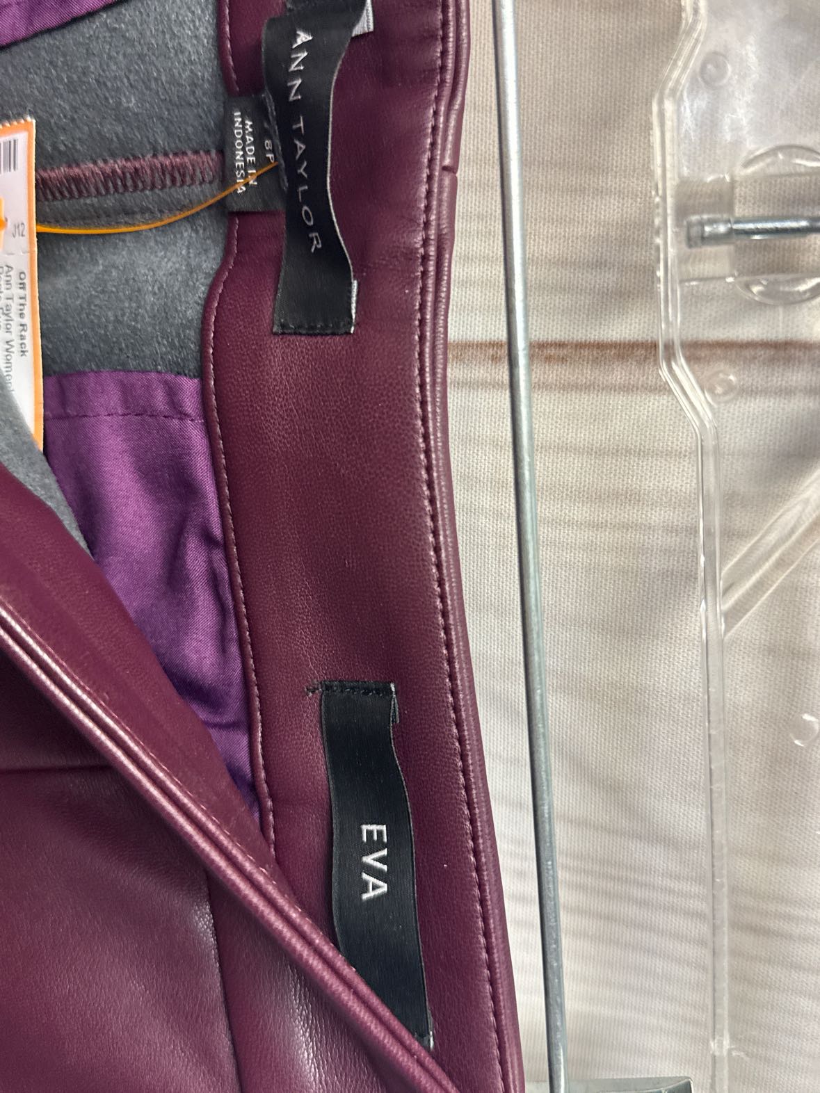 Ann Taylor Women's Size 8 Petite Purple Pants Eva