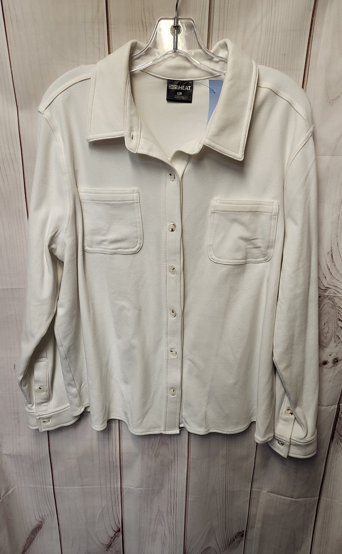 32 Degrees Women's Size XL White Long Sleeve Top