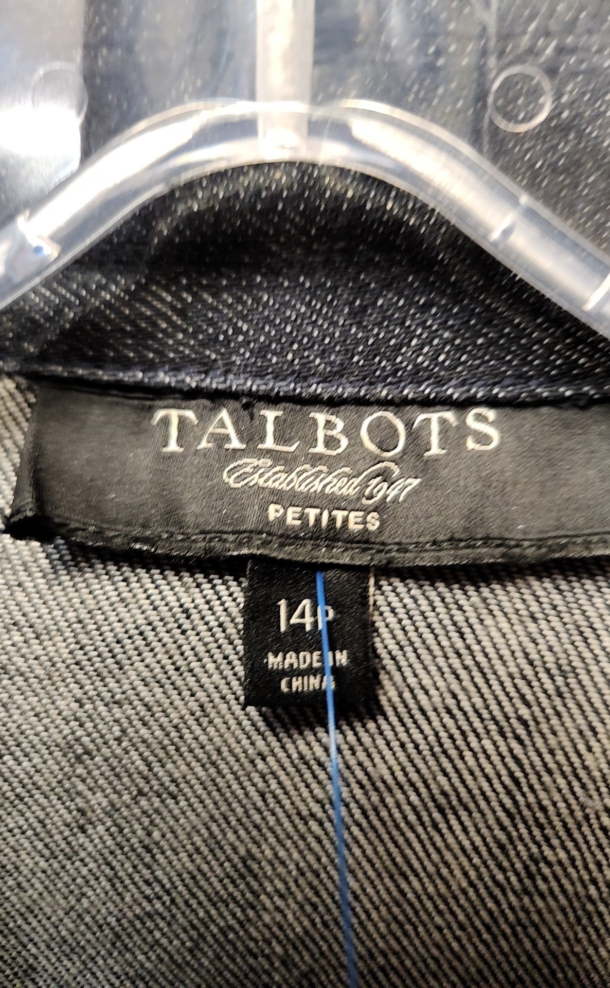 Talbots Women's Size 14 Petite Blue Jacket
