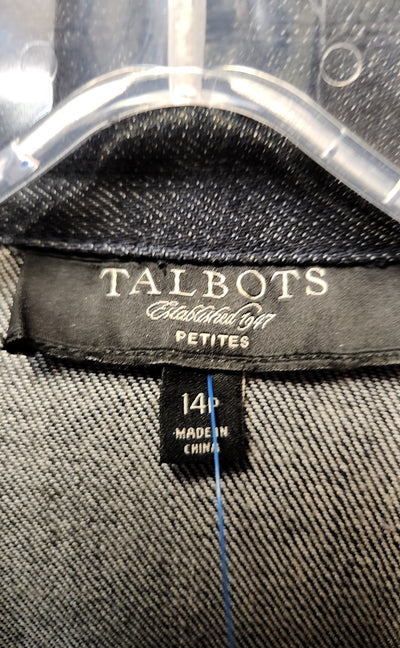 Talbots Women's Size 14 Petite Blue Jacket