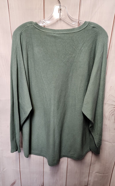 Vila Milano Women's Size 2X Green Sweater