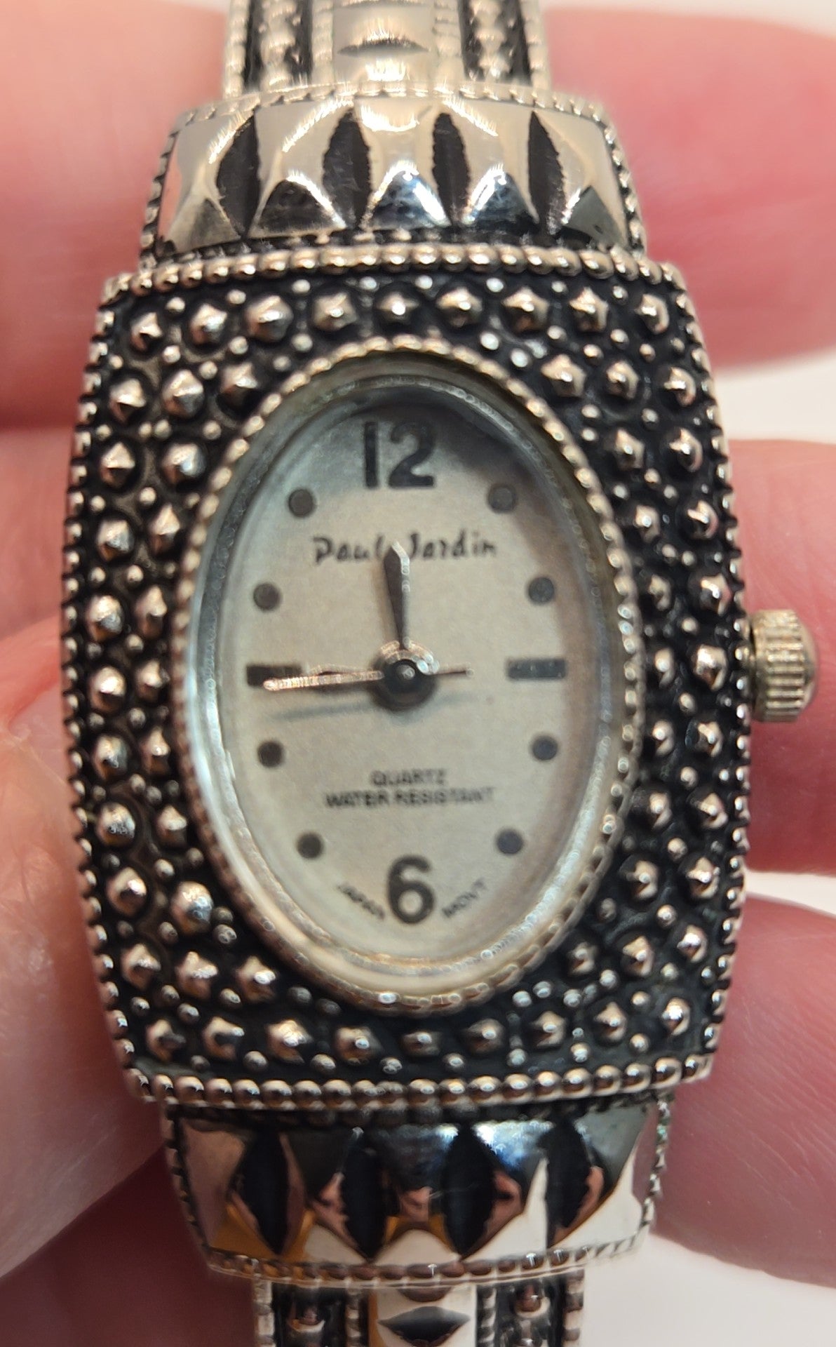 Paul Jardin Stainless Steel Watch NEEDS BATTERY