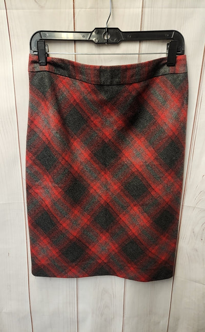 Limited Women's Size 8 Red & Gray Skirt