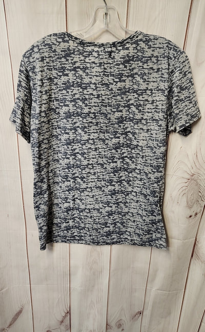 Lagaci Women's Size XL Blue Short Sleeve Top