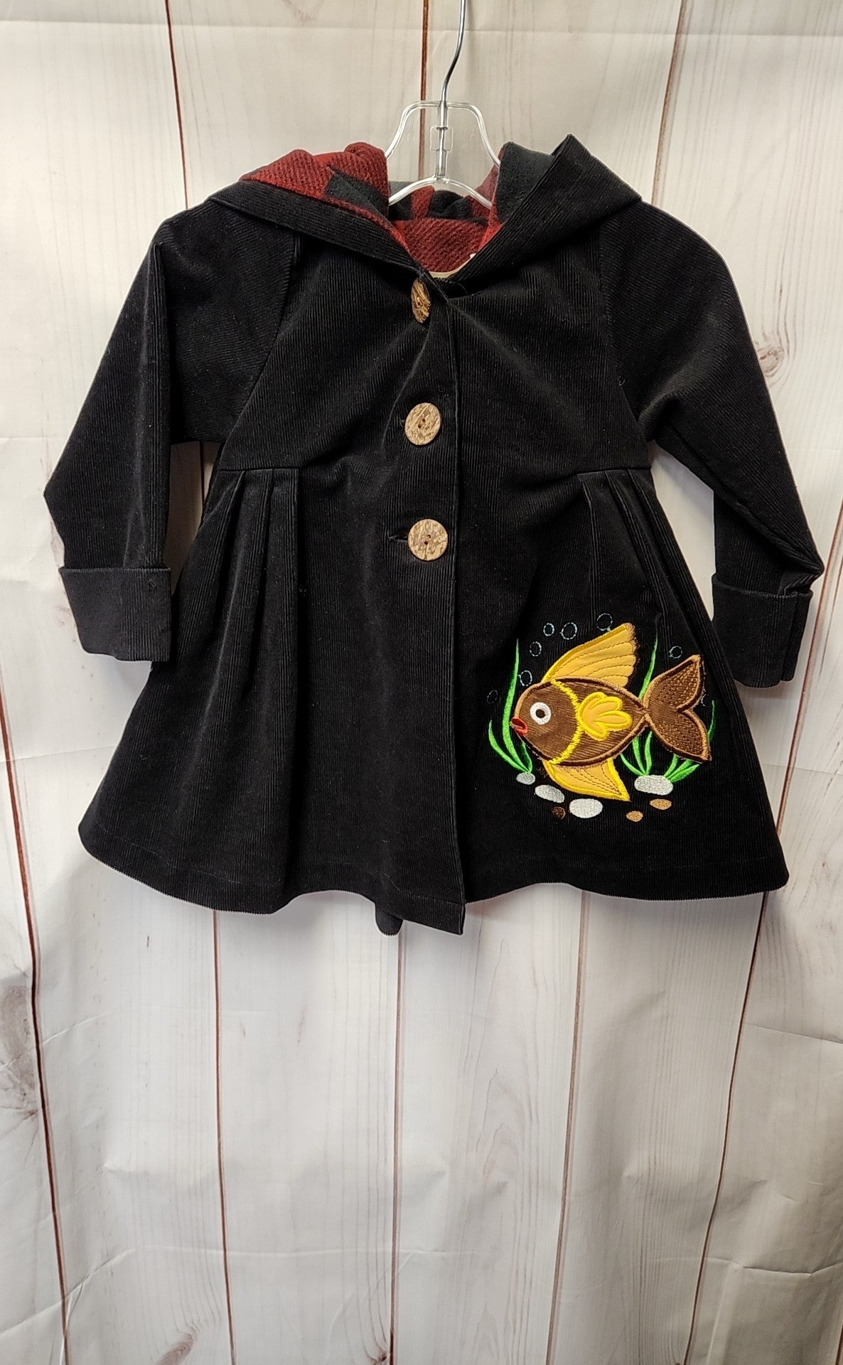 Maria Elena Girl's Size 24 Months Black Jacket