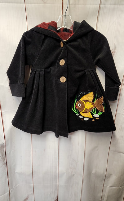 Maria Elena Girl's Size 24 Months Black Jacket